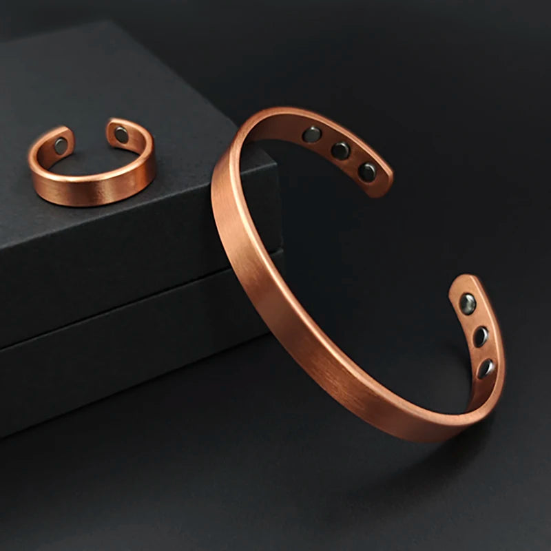 Copper Magnetic Jewelry Set – Health Bangles