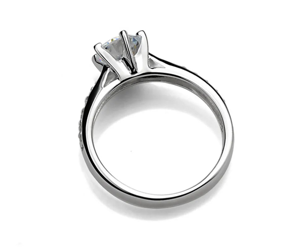 925 Silver Diamond Ring – Classic Chic