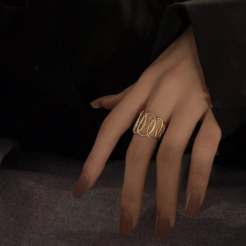 Black Heart Duo Ring