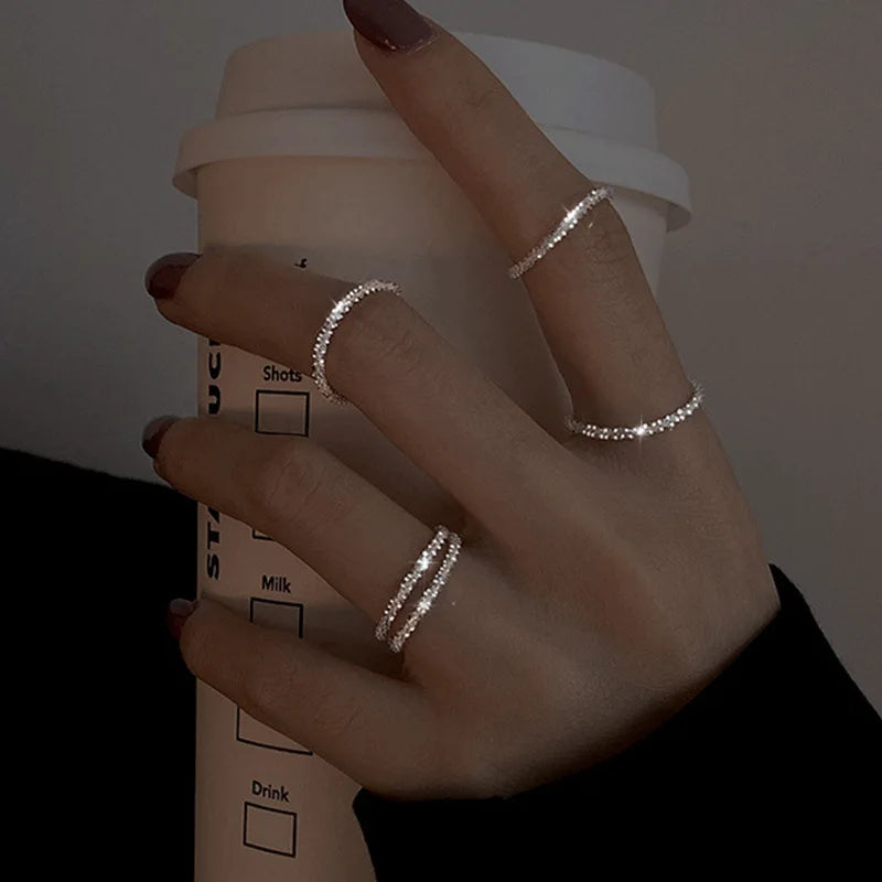 Black Heart Duo Ring