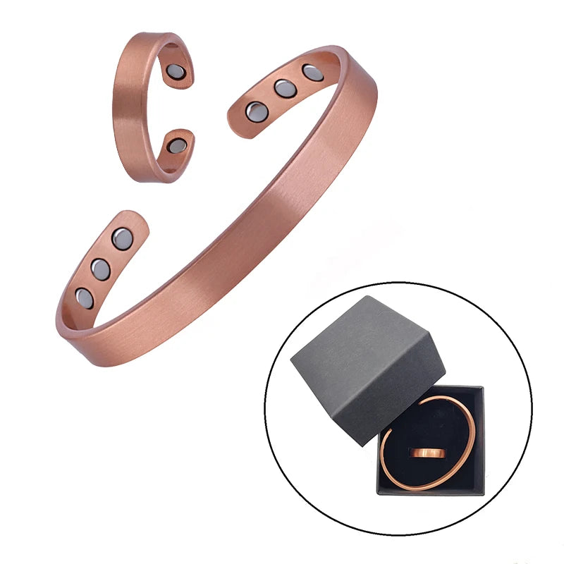 Copper Magnetic Jewelry Set – Health Bangles