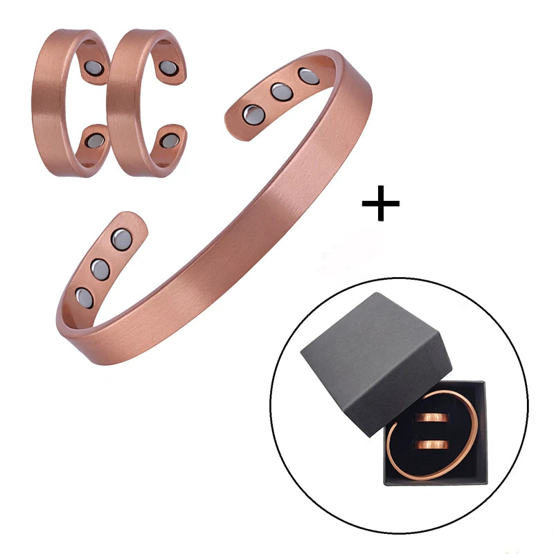 Copper Magnetic Jewelry Set – Health Bangles