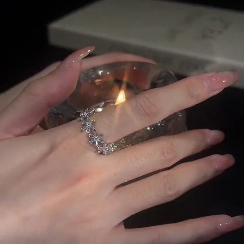 Black Heart Duo Ring